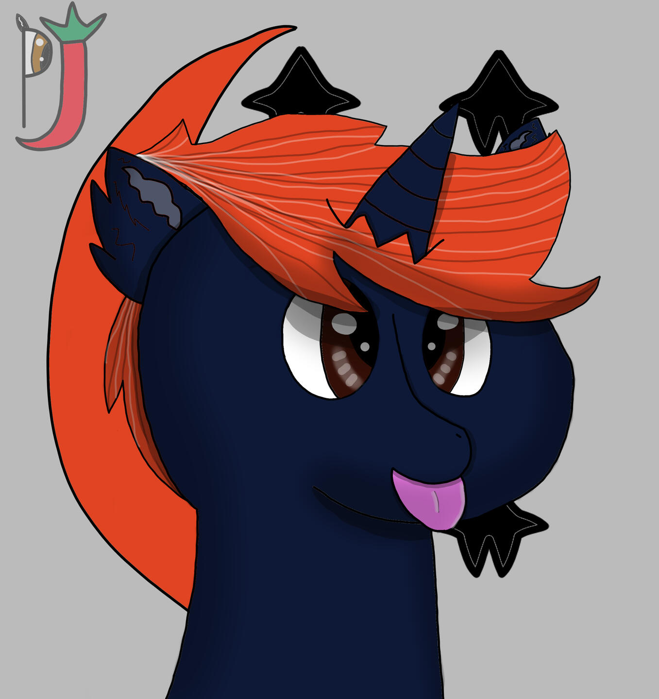 My OC, Piquant Pepper (art by @foxofpyre)