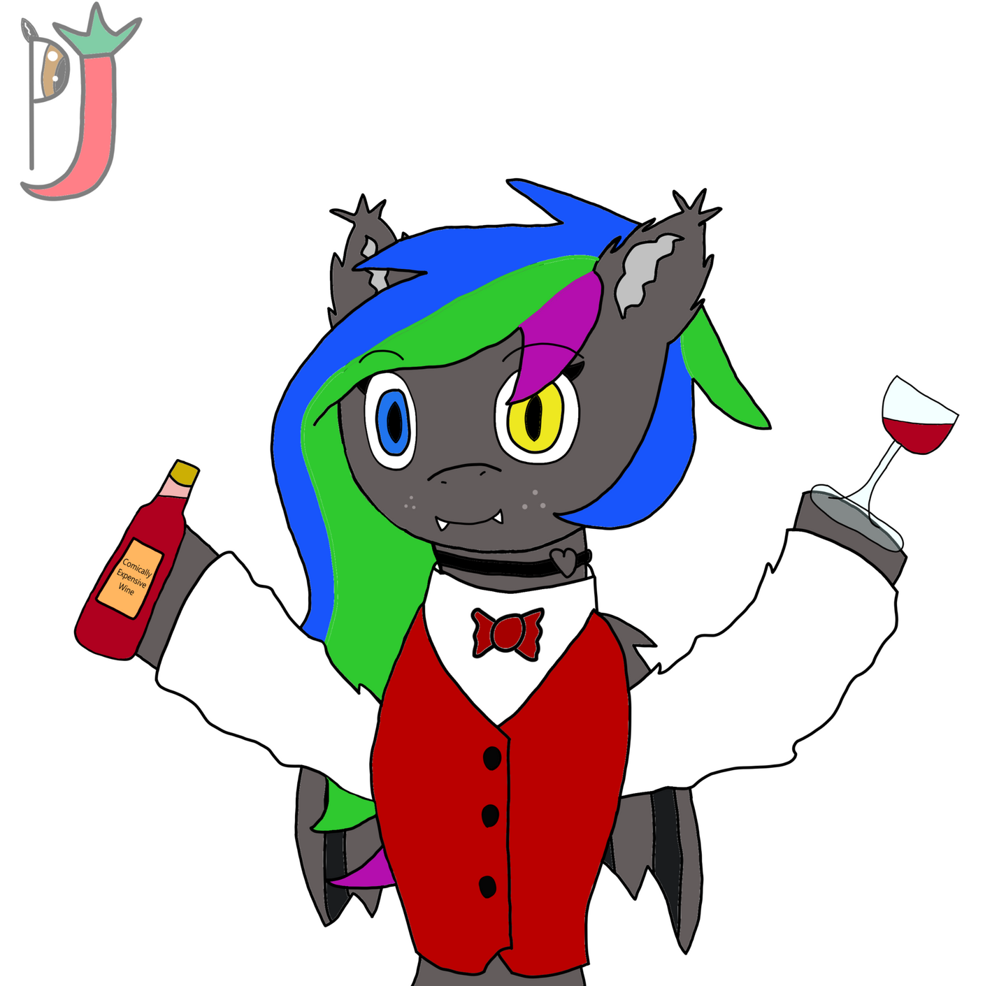 My OC, Piquant Pepper (art by @foxofpyre)
