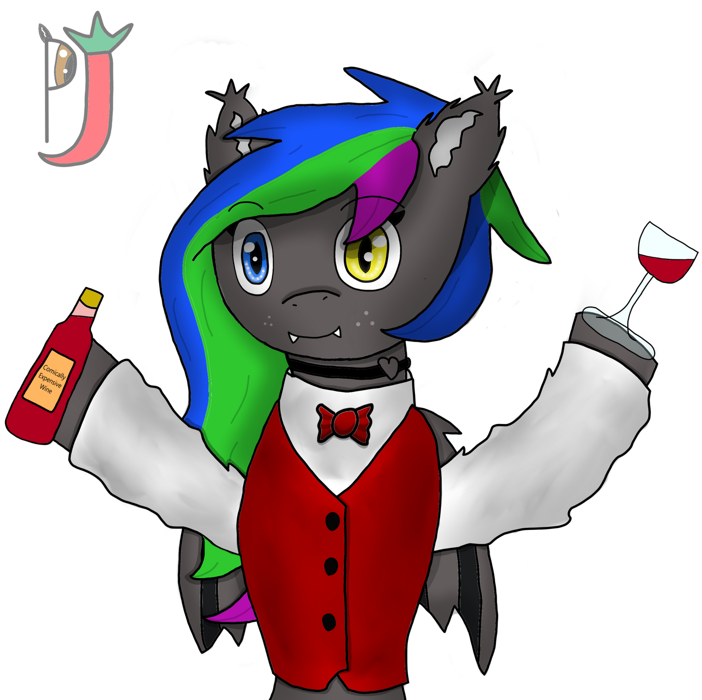 My OC, Piquant Pepper (art by @foxofpyre)