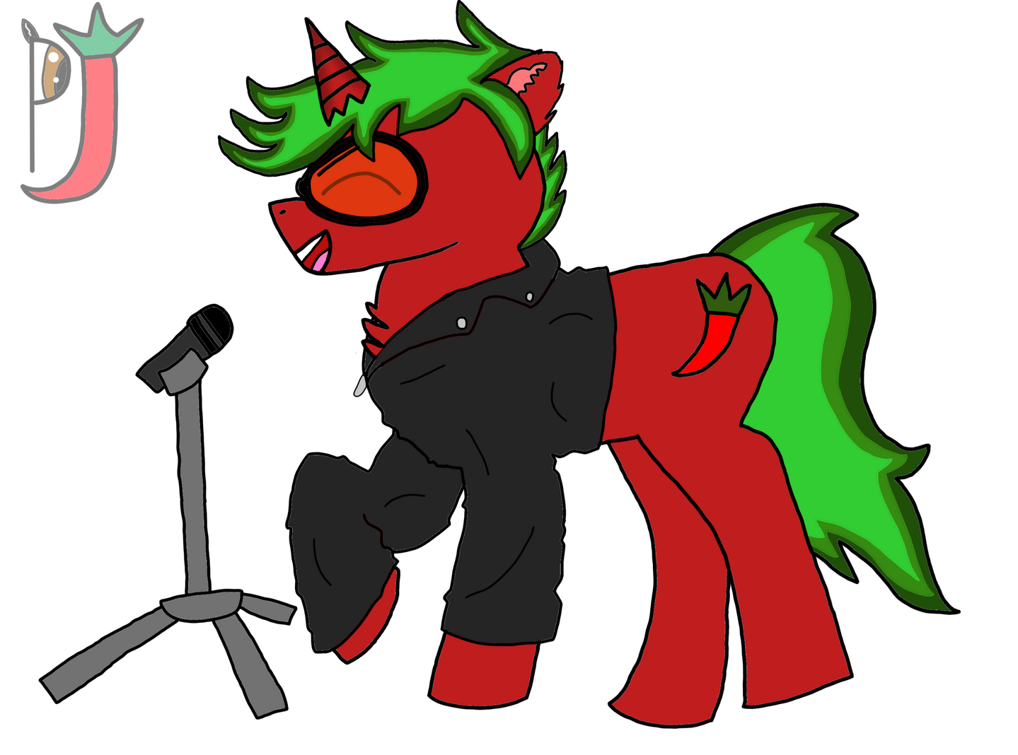 My OC, Piquant Pepper (art by @foxofpyre)