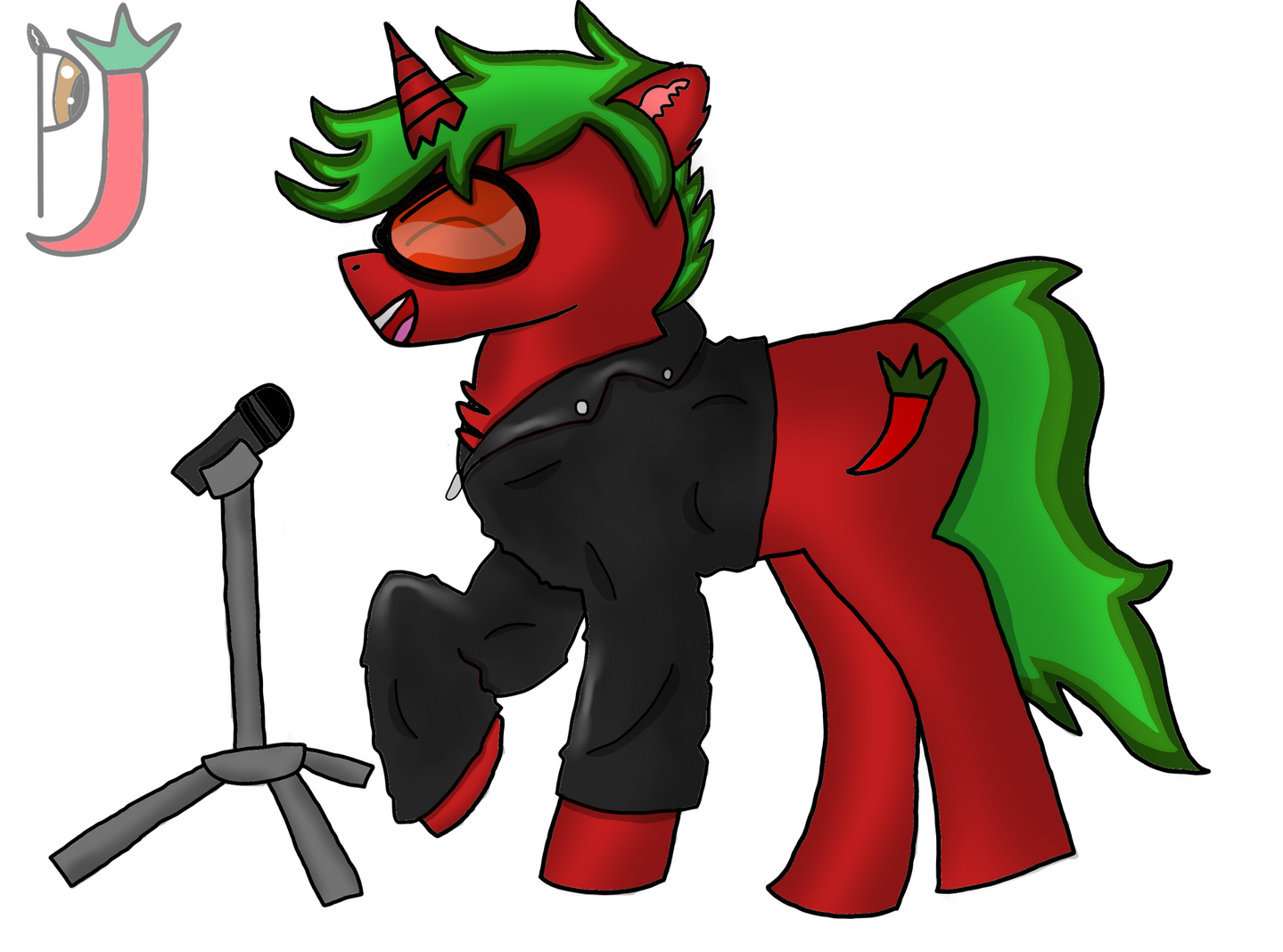 My OC, Piquant Pepper (art by @foxofpyre)